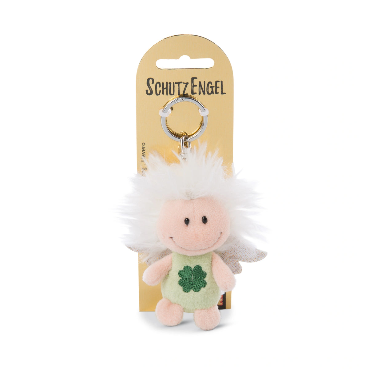 NICI - Porte-clés - Ange gardien avec symbole trèfle - Figurines d'action