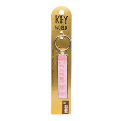 NICI - Keyring-Key-World-Bin-Immer-Bei-Dir-Keychains