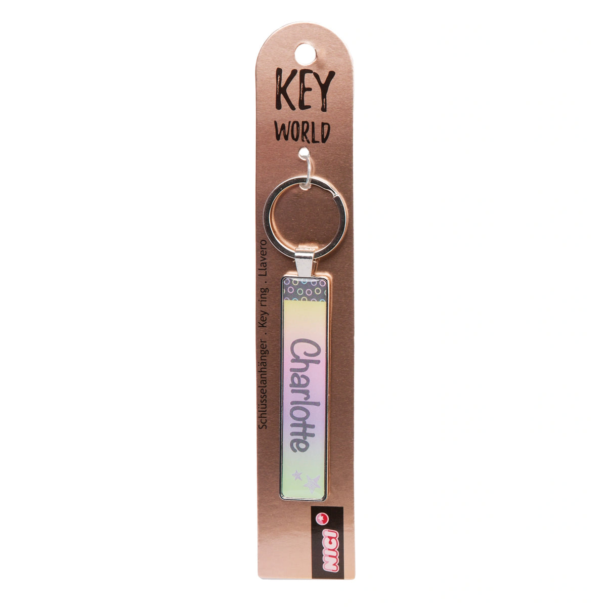 NICI - Keyring-Key-World-Charlotte-Action-Toy-Figures