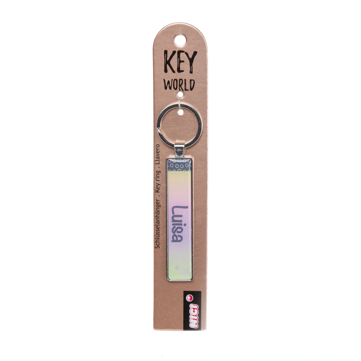 NICI - Porte-clés-Clé-Monde-Luisa-7-Cm - Porte-clés