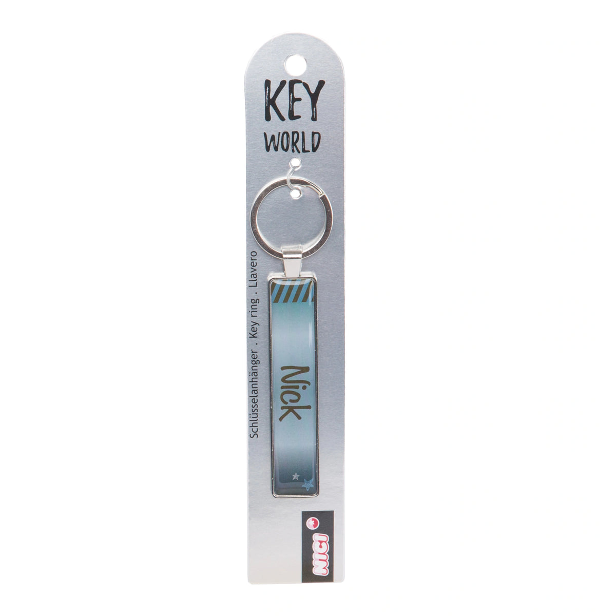 NICI - Porte-clés-Clé-Monde-Nick-7-Cm-Porte-clés