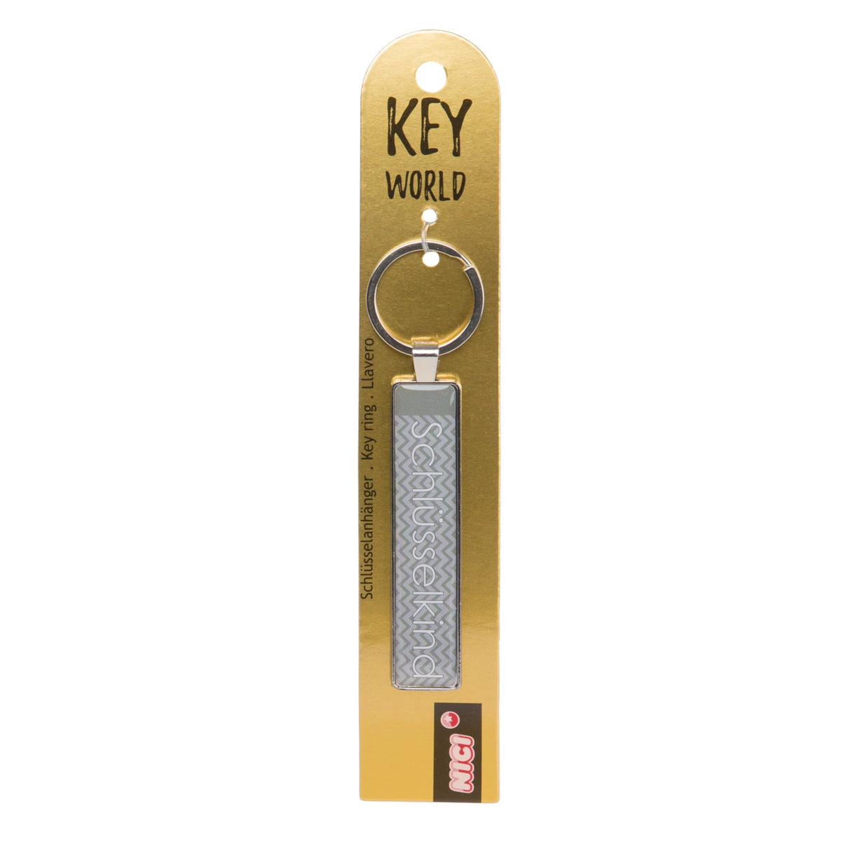 NICI - Keyring-Key-World-Schlüsselkind-7-Cm-Keychains