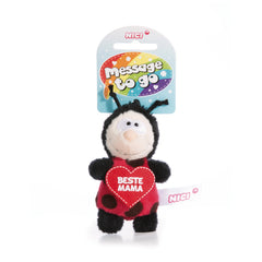 NICI - Message-To-Go-Pendant-Ladybug-Stuffed-Animals