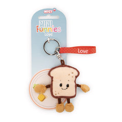 NICI - Mini-Funnies-Porte-clés-Toast-Action-Poupées