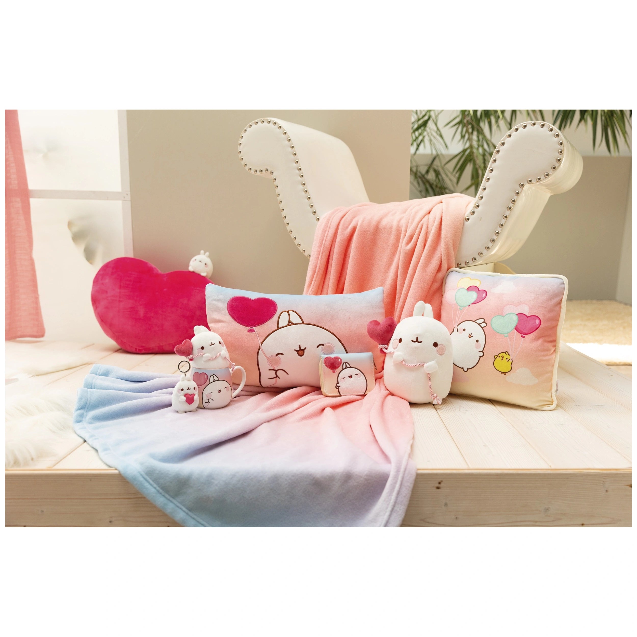 NICI - Molang - Tasse avec des ballons en forme de cœur - Collections