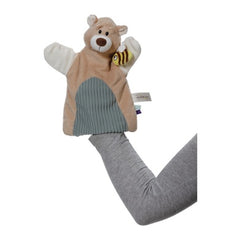 NICI - Mon Premier Câlin de Poupée à Main 2-en-1 - Jouets d'Activité pour Bébé