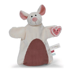 NICI - Mon Premier Jouet en Peluche Souris 2en1 - Jouets d'Activité pour Bébé