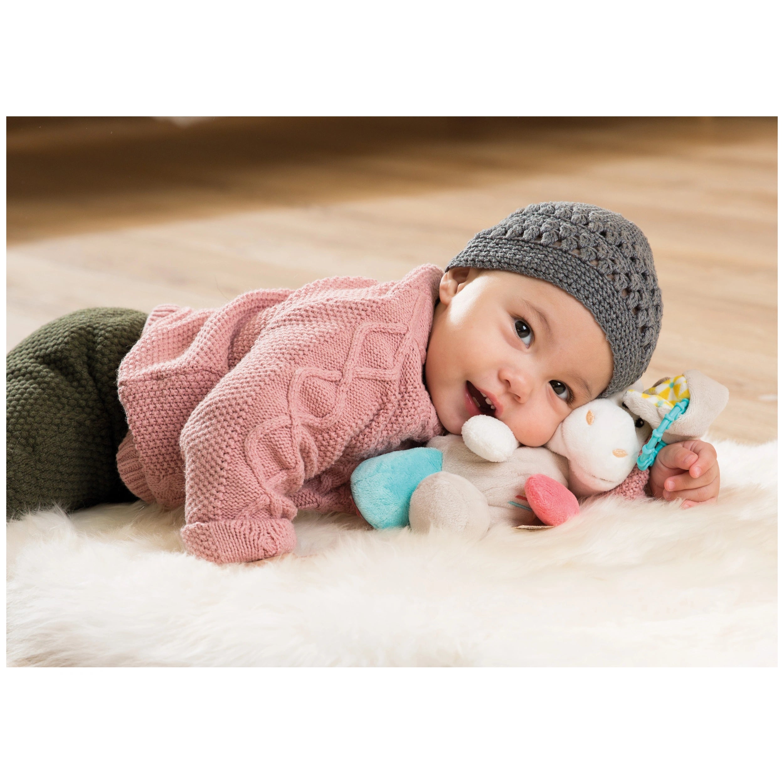 NICI - My First NICI Activity Cuddly Toy Donkey Muli 28 Cm - Baby Activity Toys