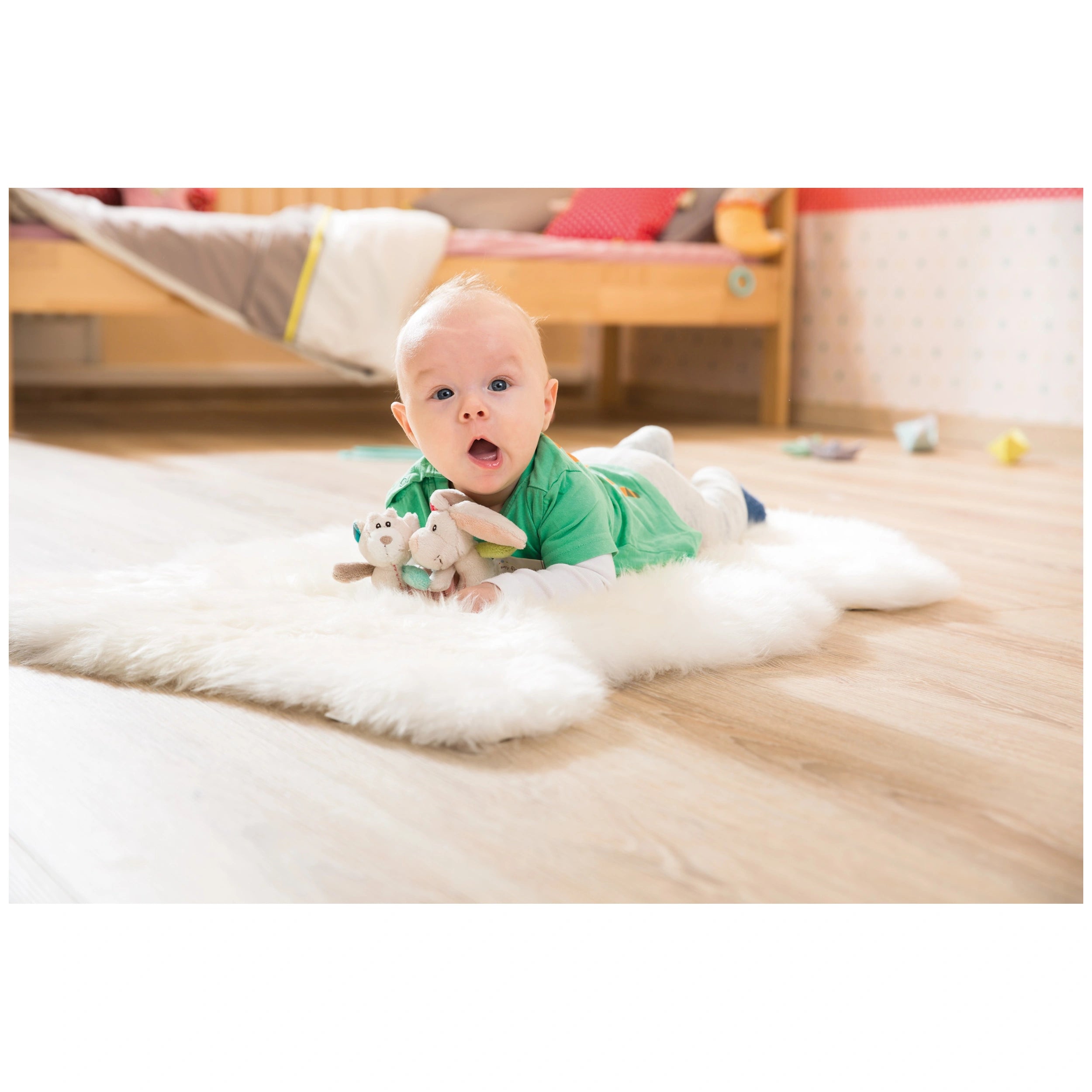 NICI - My First NICI Grabber Bunny Tilli And Bear Taps - Rattles