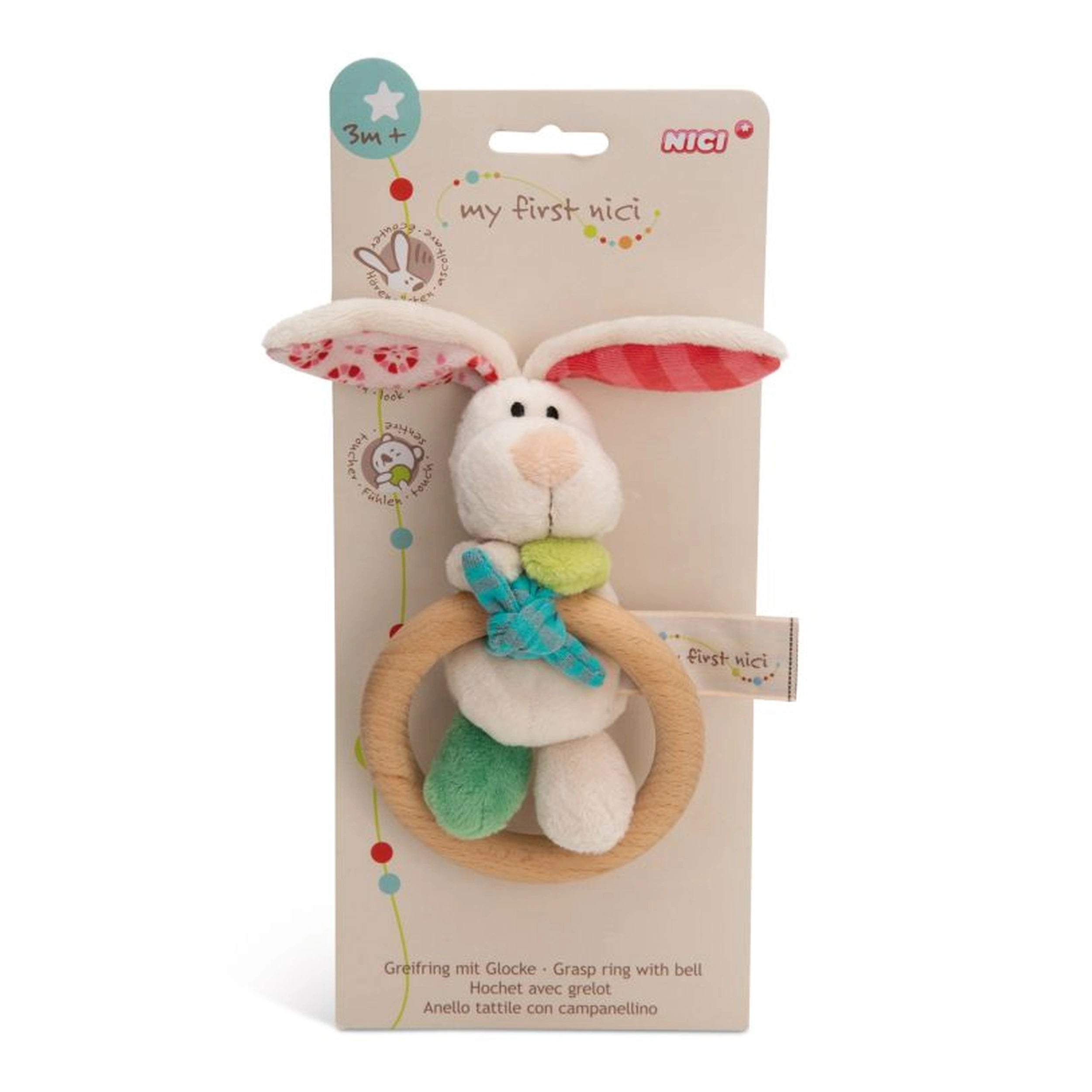 NICI - Mon Premier NICI Lapin Griffin Tilli - Sucettes et Anneaux de Dentition