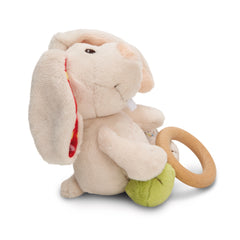 NICI - Mon Premier NICI - Lapin Griffin Tilli avec Anneau en Bois - Sucettes et Anneaux de Dentition