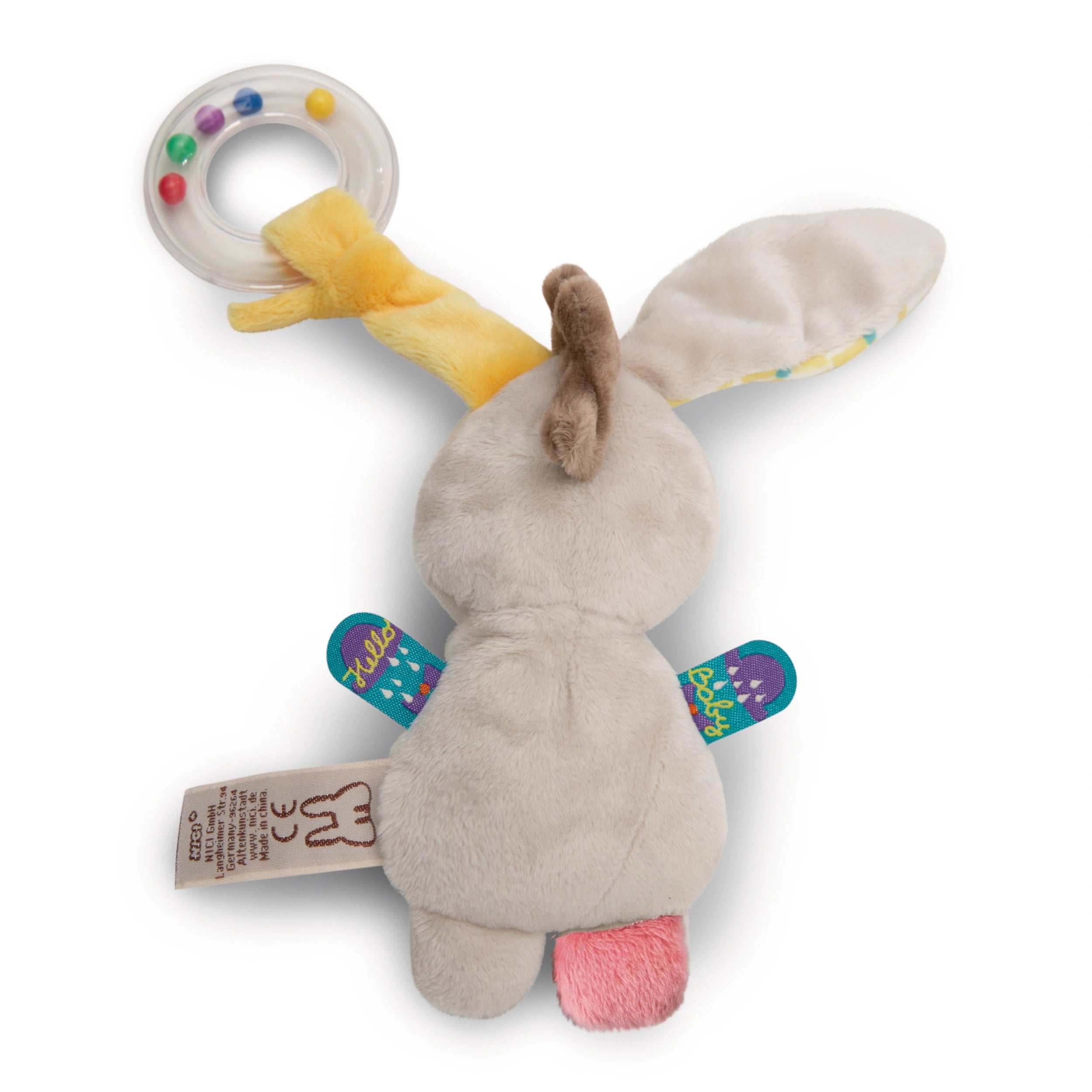 NICI - Mon Premier Hochet Anneau Donkey Muli 15 Cm - Hochets