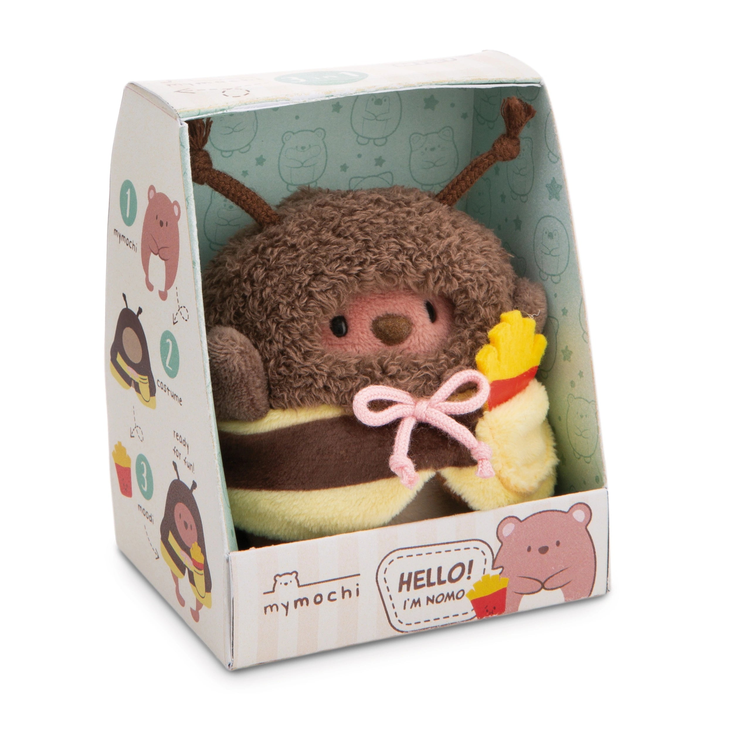 NICI - Mymochi-Bear-Nomo-Soft-Toy-Set-Stuffed-Animals