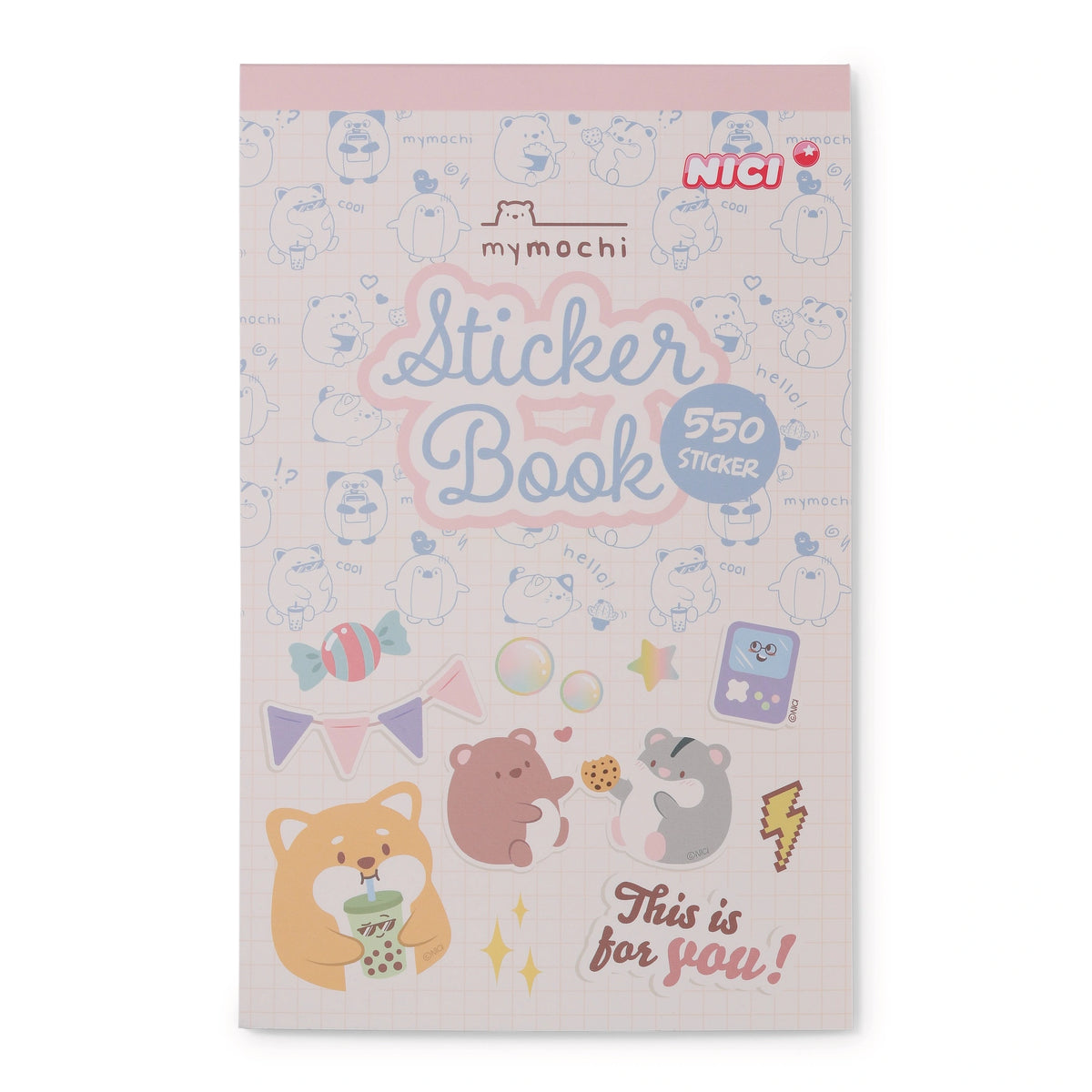 NICI - Bloc d'autocollants Mymochi - Arts et Loisirs