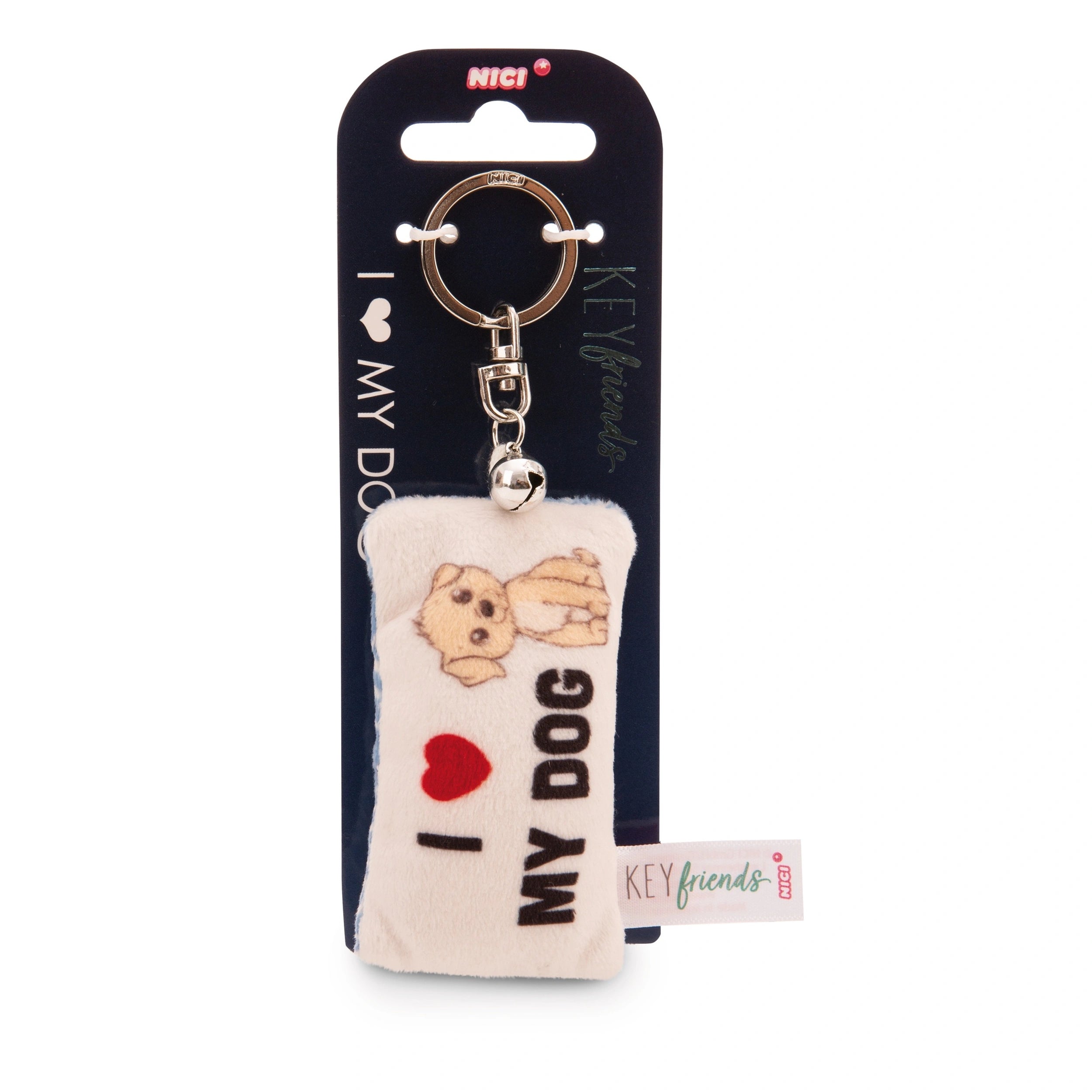 NICI - Porte-clés Nici-Key-Friends Mini-Coussin en Peluche