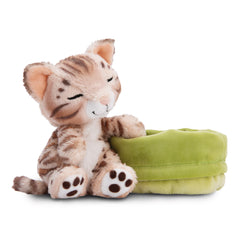 NICI - Jouets en peluche pour animaux de compagnie endormis - Chat Bengal