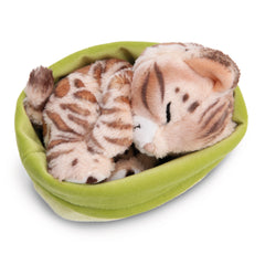 NICI - Jouets en peluche pour animaux de compagnie endormis - Chat Bengal