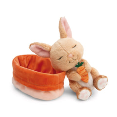 NICI - Animaux en peluche - Lapin dans un panier pêche