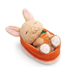 NICI - Animaux en peluche - Lapin dans un panier pêche