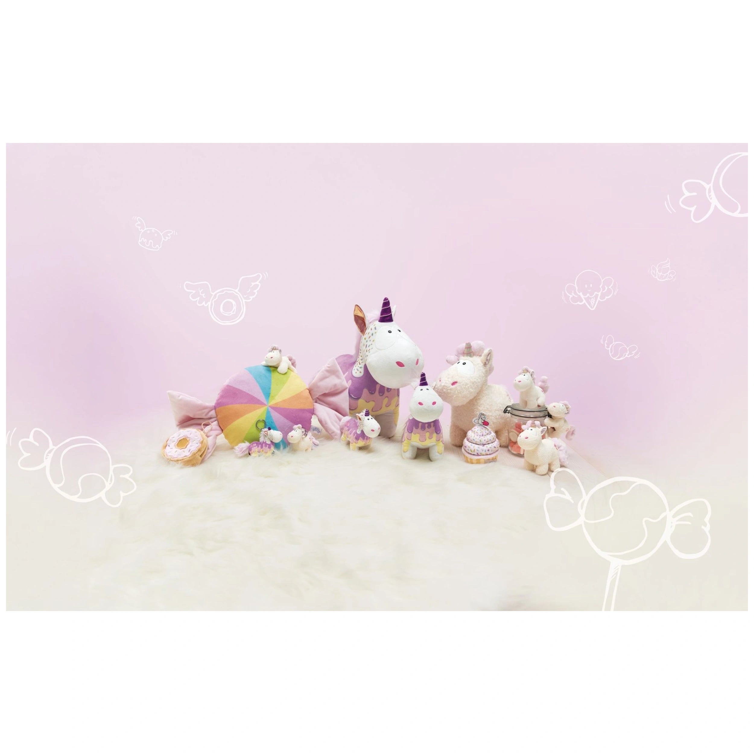 NICI - Sweety-Rainbow-Unicorn - Peluches