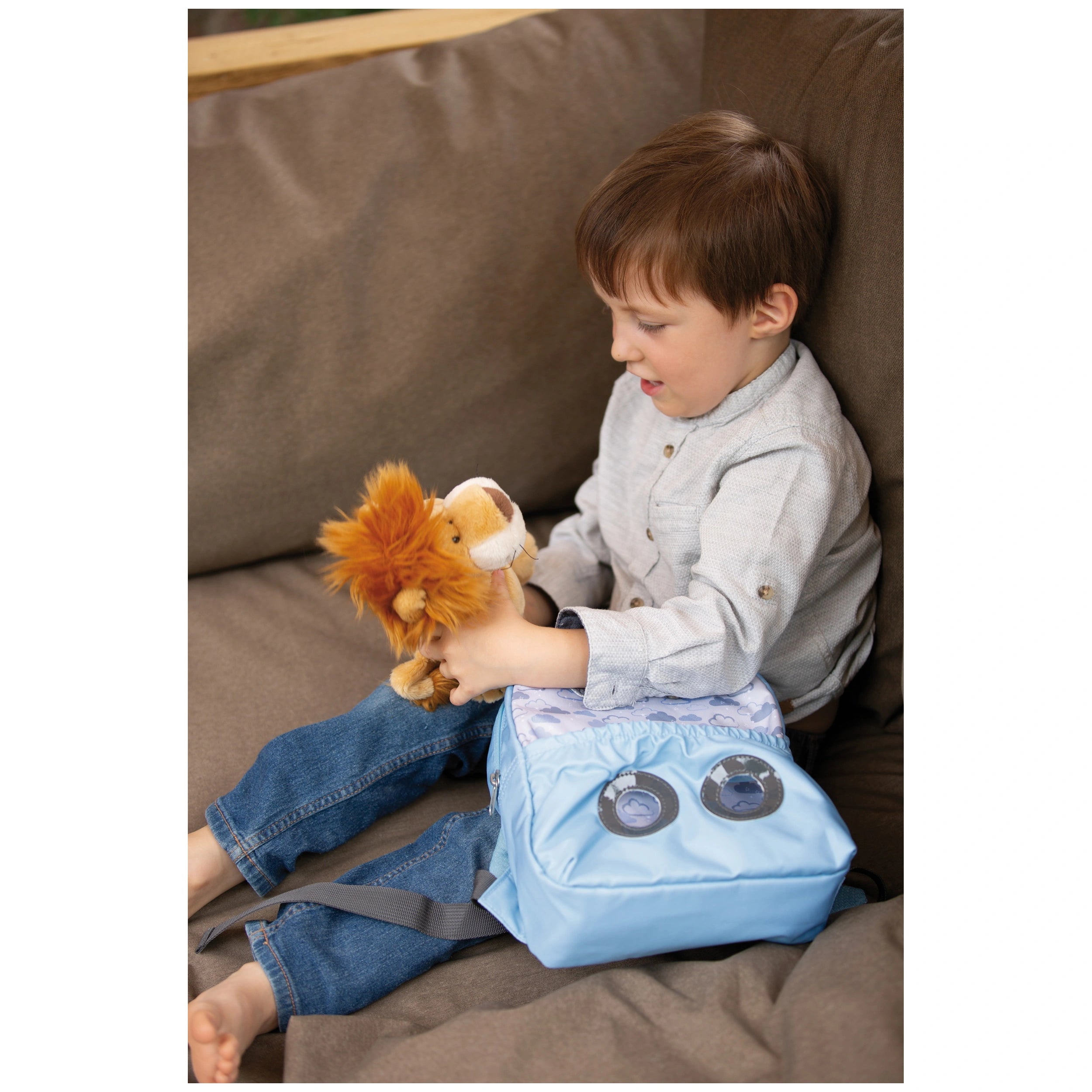 NICI - Travel-Friends-Backpack-With-Soft-Toy-Lion-Backpacks