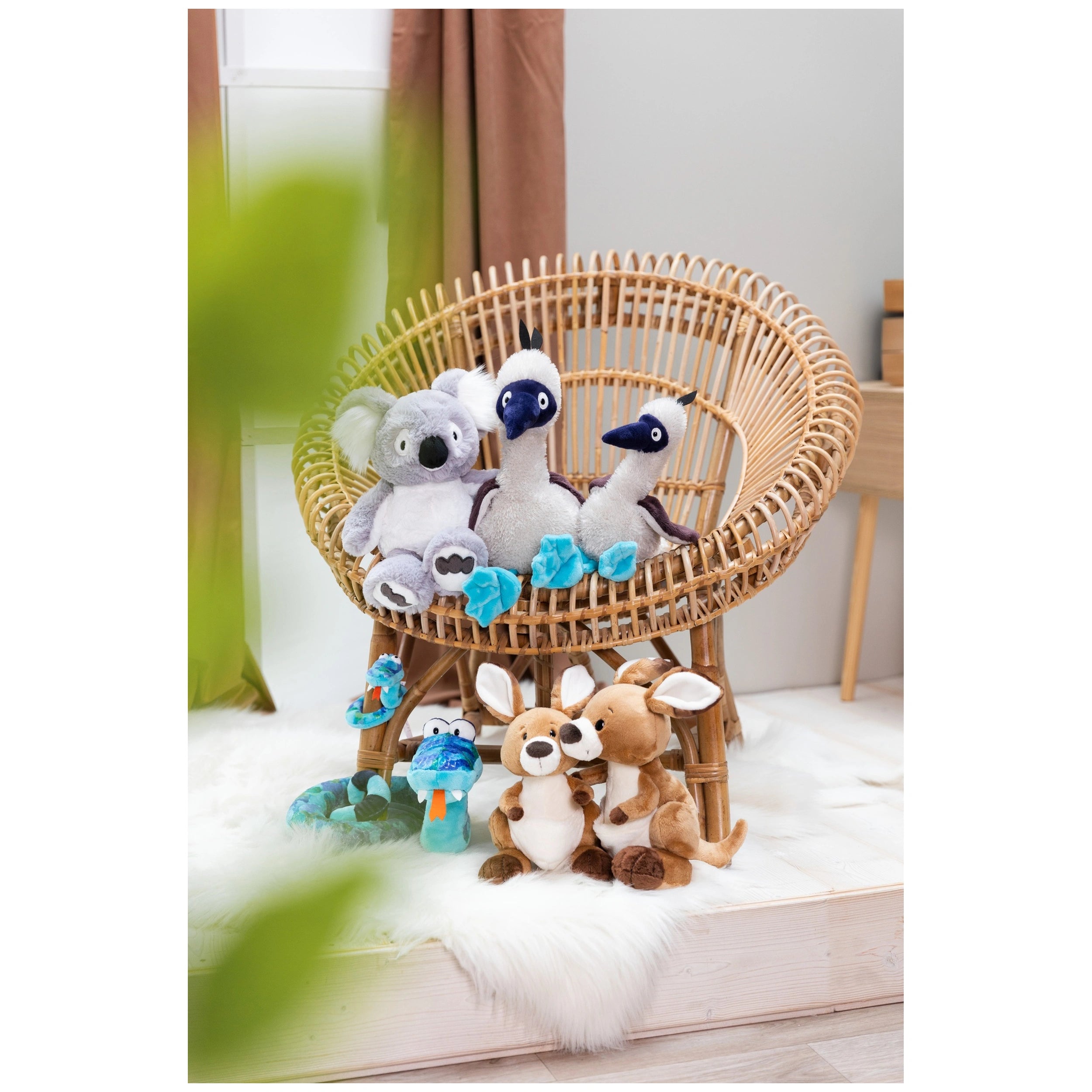 NICI - Amis Sauvages - Serpent ZsaZsa - Peluche Animaux en Tissu