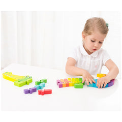 New Classic Toys - Puzzle Alphabet - Crocodile - Jouets Éducatifs