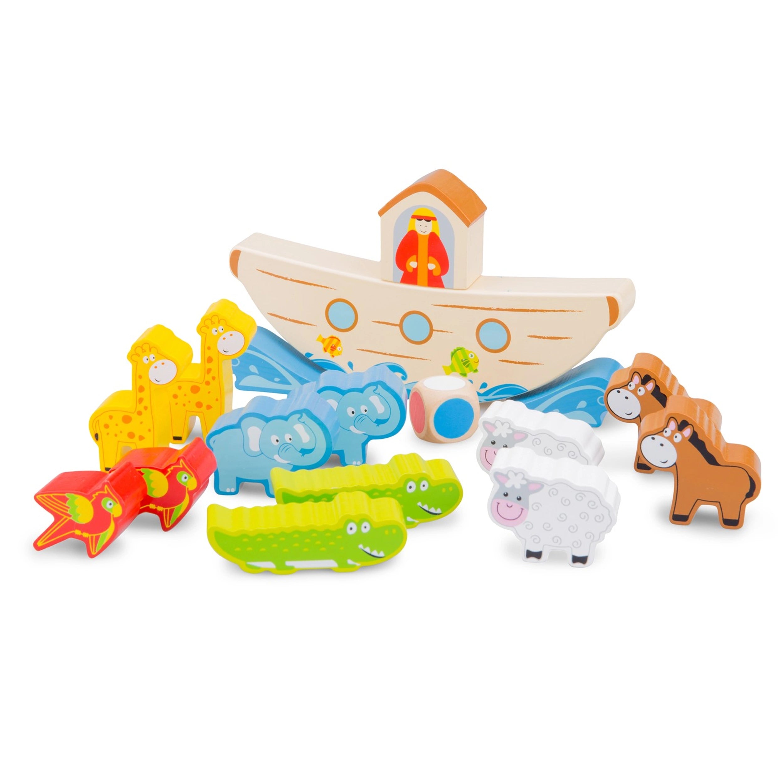 New Classic Toys - Jeu d'équilibre - Arche de Noé - Jouets éducatifs