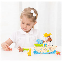 New Classic Toys - Jeu d'équilibre - Arche de Noé - Jouets éducatifs