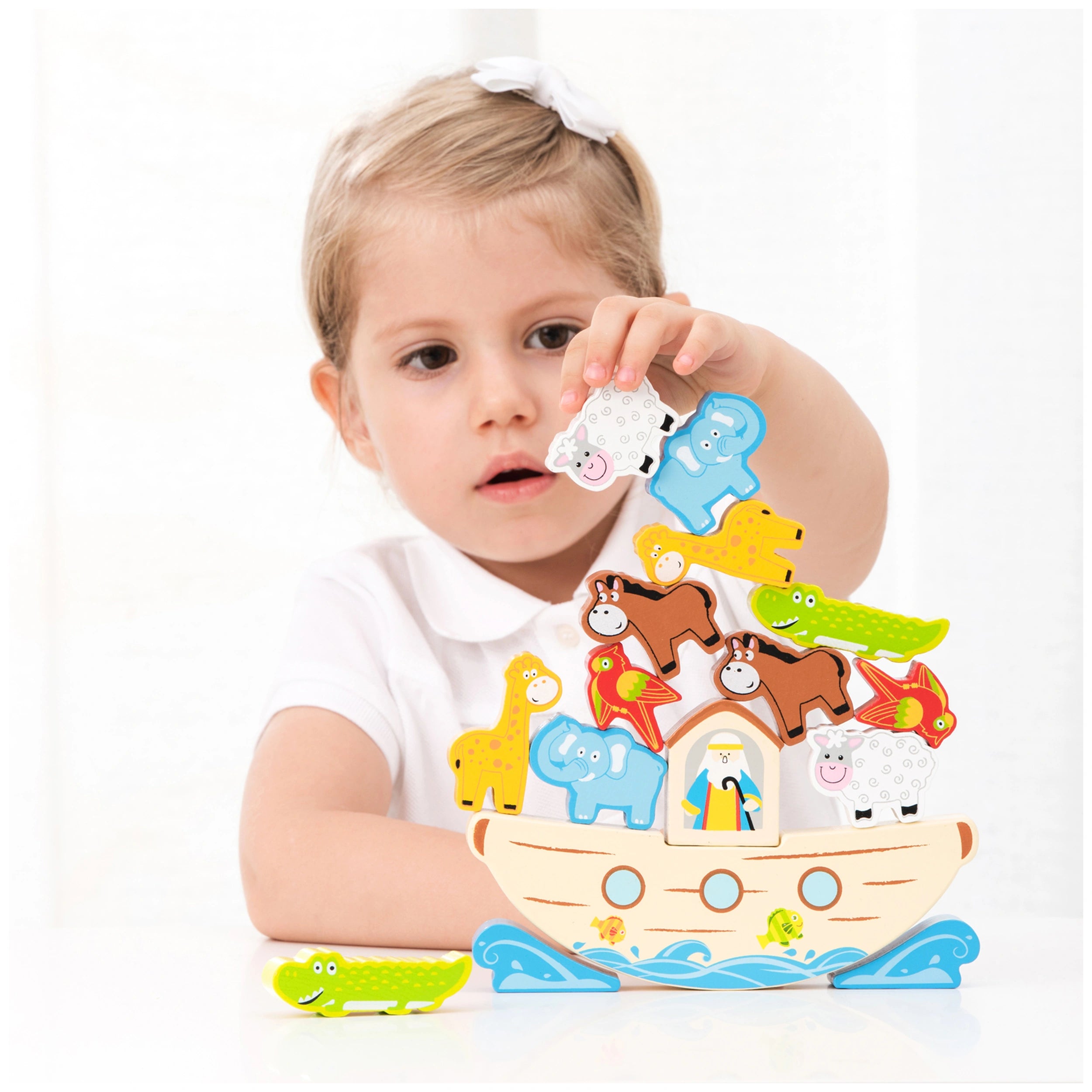 New Classic Toys - Jeu d'équilibre - Arche de Noé - Jouets éducatifs
