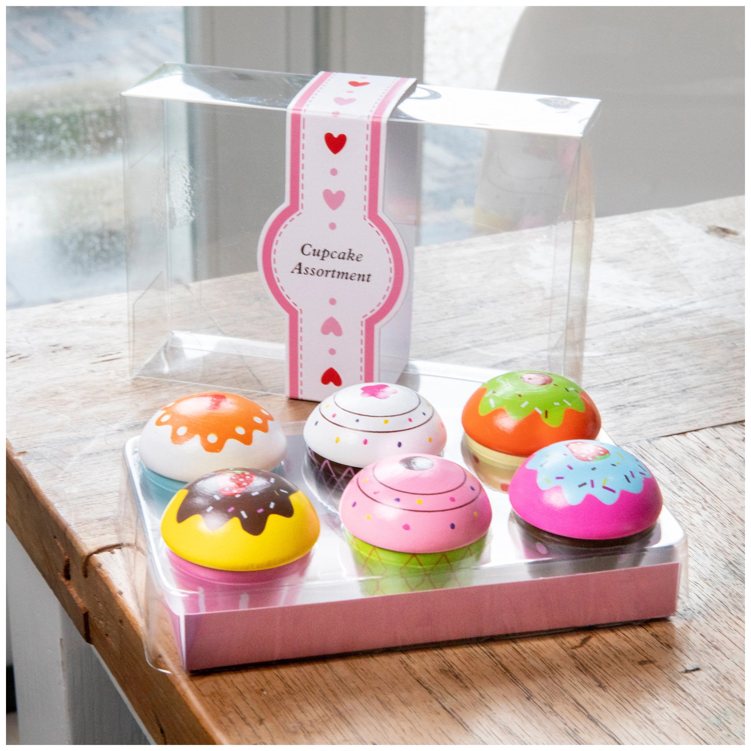 New Classic Toys - Assortiment de Cupcakes dans une Boîte Cadeau - Professions Imaginaires et Jeux de Rôle