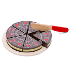 New Classic Toys - Cutting Cake - Chocolate - Pretend Professions & Role Playing