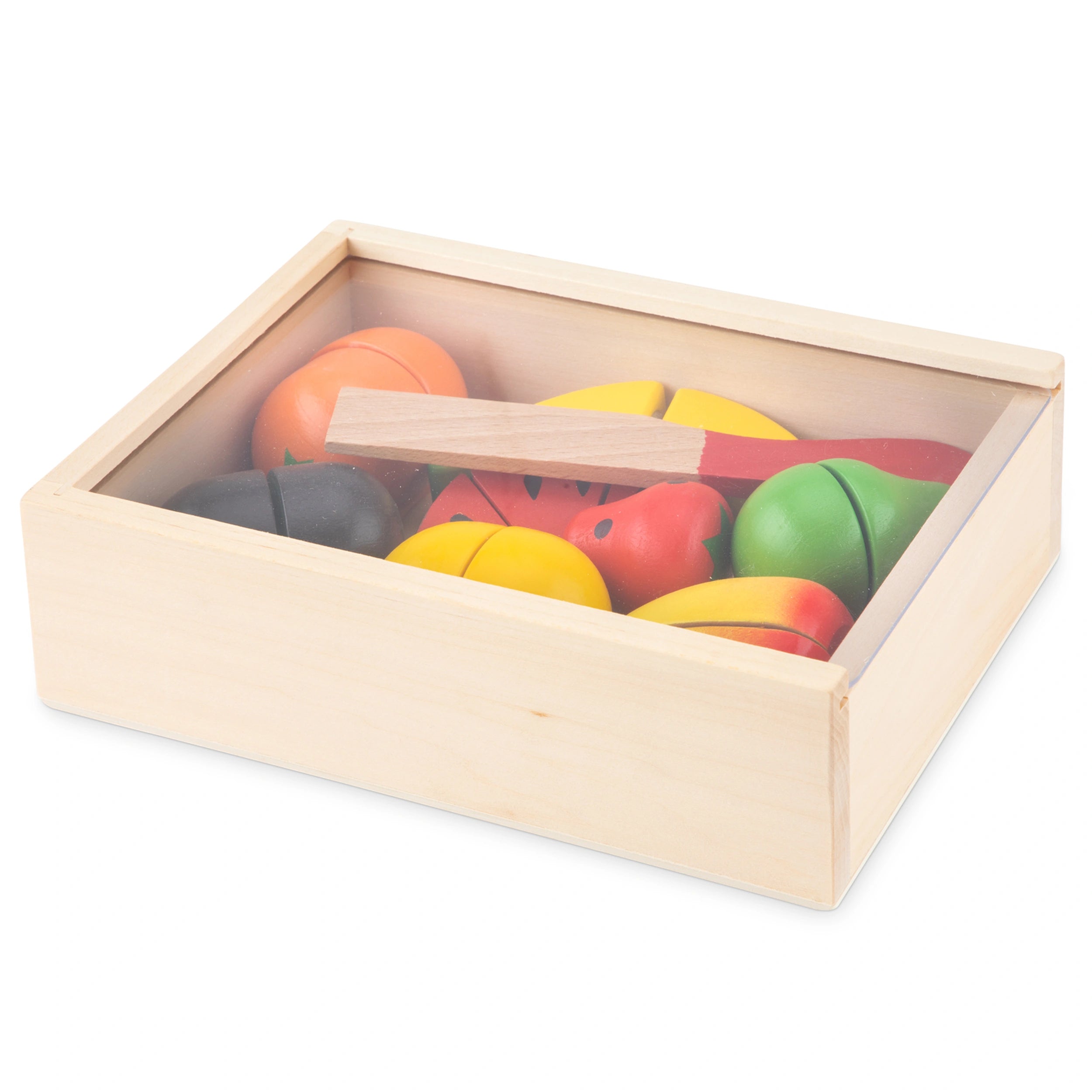 New Classic Toys - Set de Découpe - Boîte de Fruits - Professions Imaginaires et Jeux de Rôle