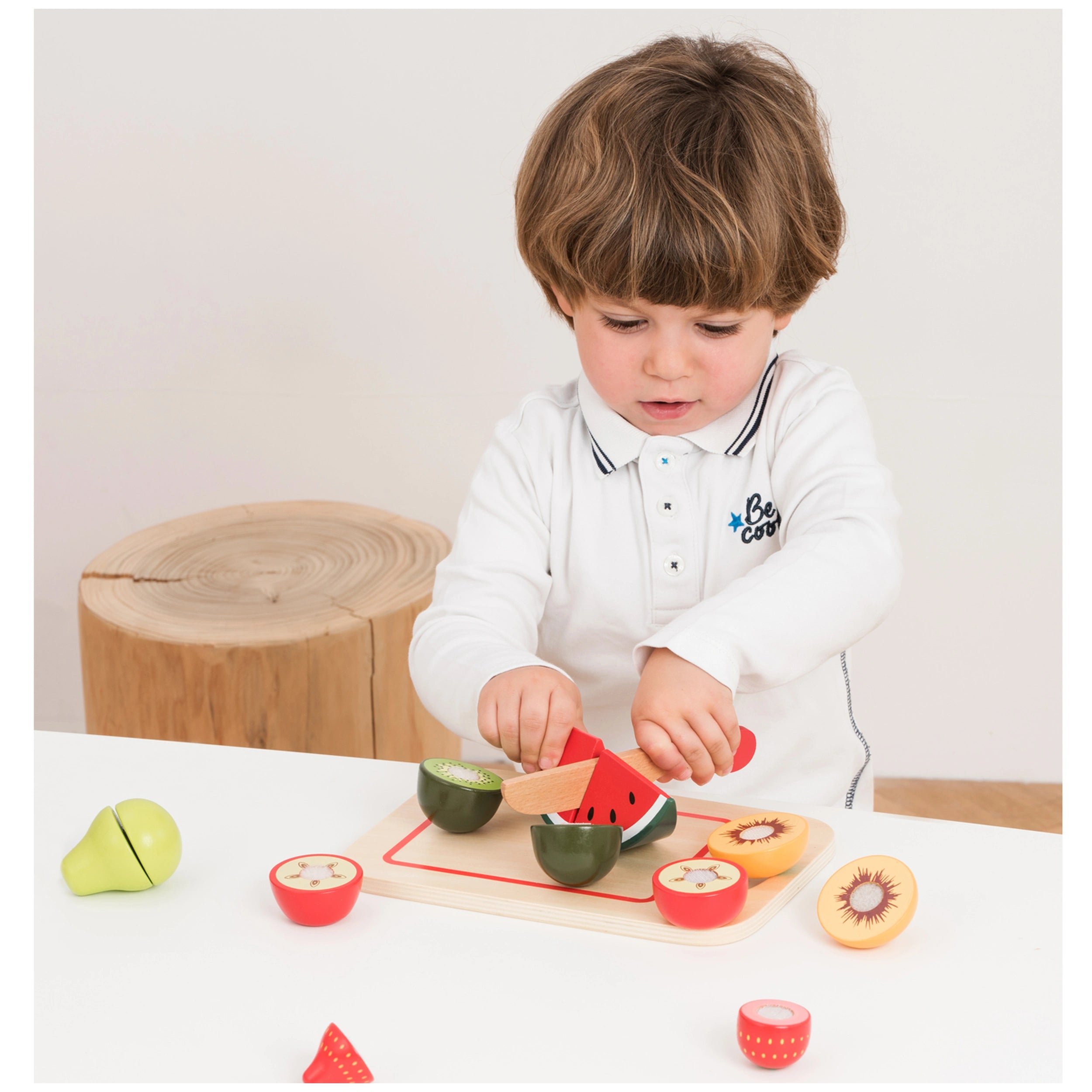 New Classic Toys - Set de Découpe - Fruits - Professions Imaginaires et Jeux de Rôle