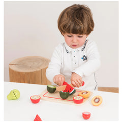 New Classic Toys - Set de Découpe - Fruits - Professions Imaginaires et Jeux de Rôle
