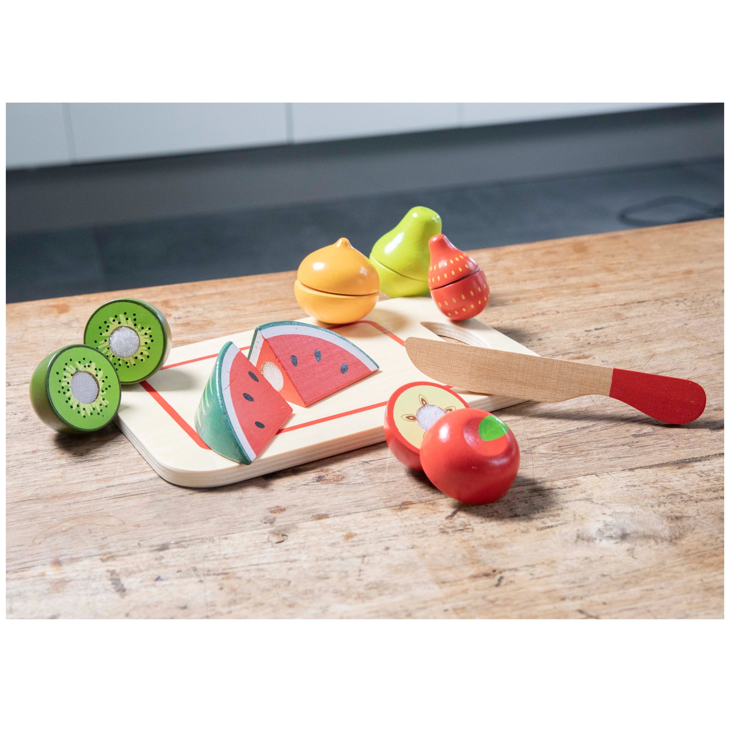 New Classic Toys - Set de Découpe - Fruits - Professions Imaginaires et Jeux de Rôle