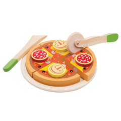 New Classic Toys - Set de Découpe - Pizza Salami - Professions Imaginaires & Jeux de Rôle