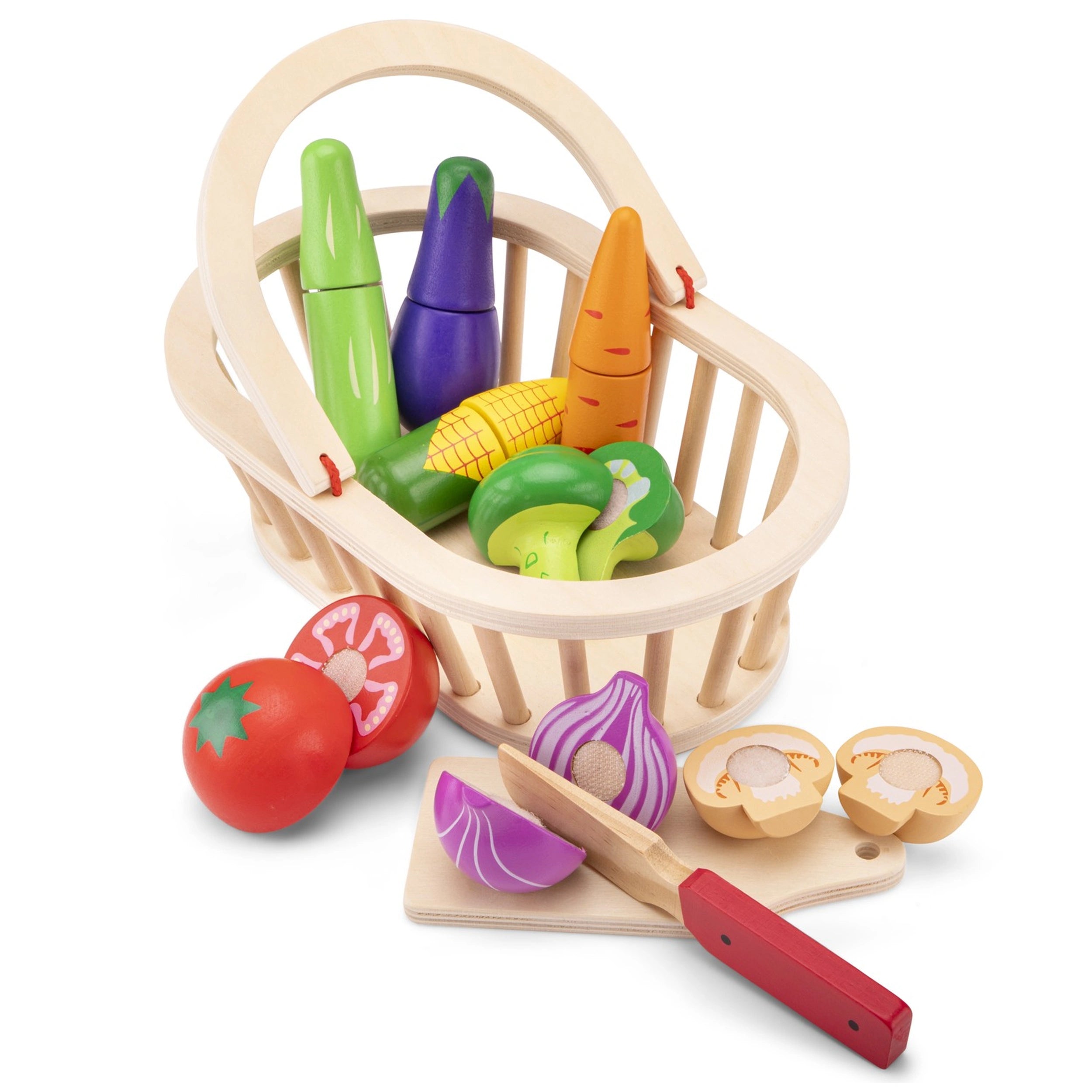 New Classic Toys - Set de Découpe - Panier de Légumes - Professions Imaginaires & Jeux de Rôle
