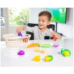 New Classic Toys - Set de Découpe - Panier de Légumes - Professions Imaginaires & Jeux de Rôle