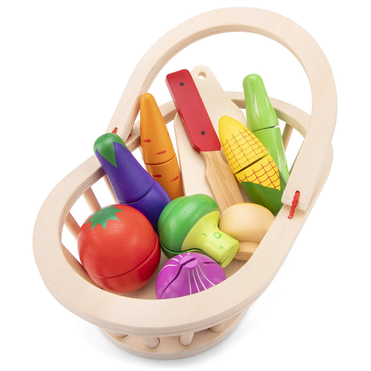 New Classic Toys - Set de Découpe - Panier de Légumes - Professions Imaginaires & Jeux de Rôle