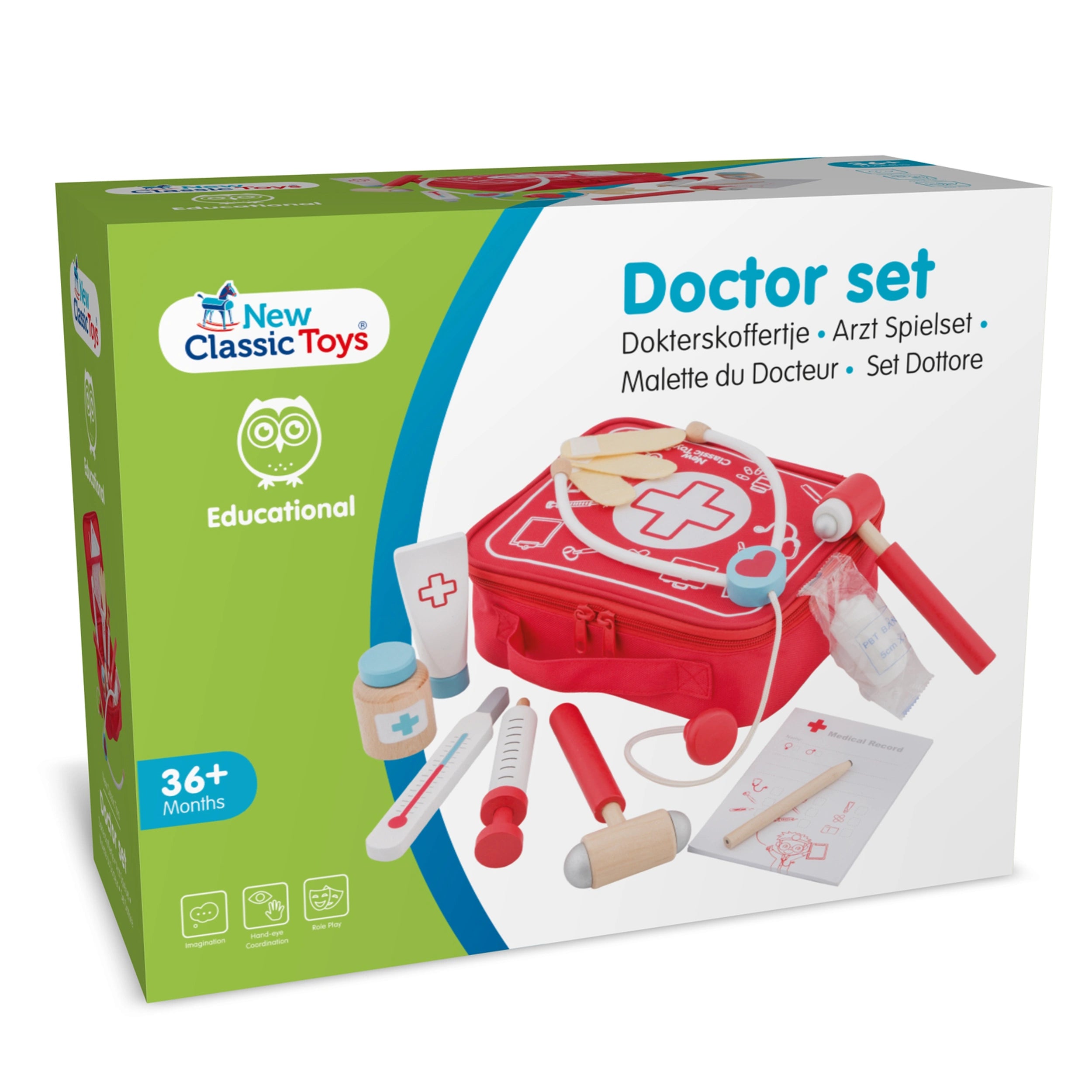New Classic Toys - Set de Docteur - Professions Imaginaires et Jeux de Rôle