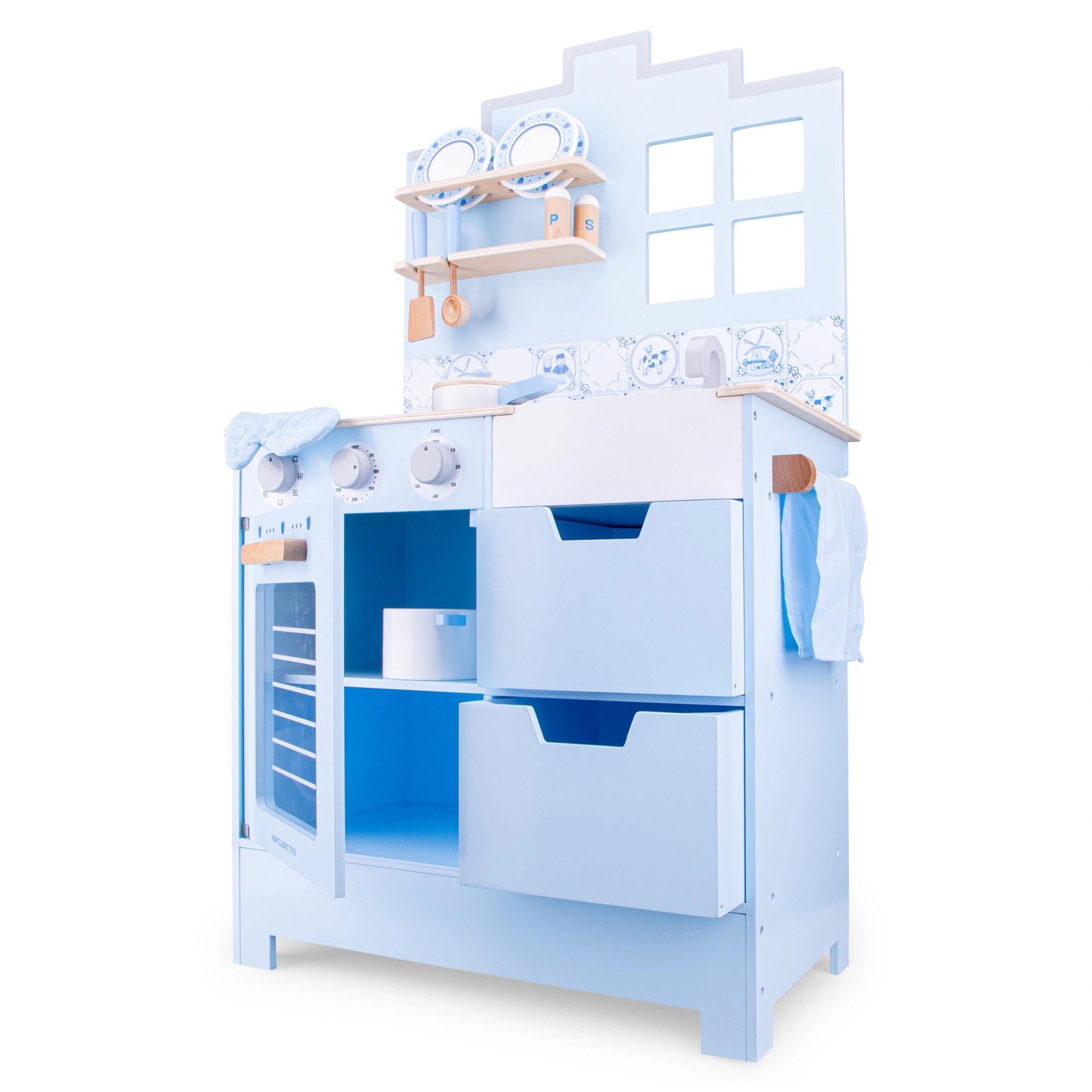 New Classic Toys - Cuisine - Delft Blue - Professions fictives et jeux de rôle