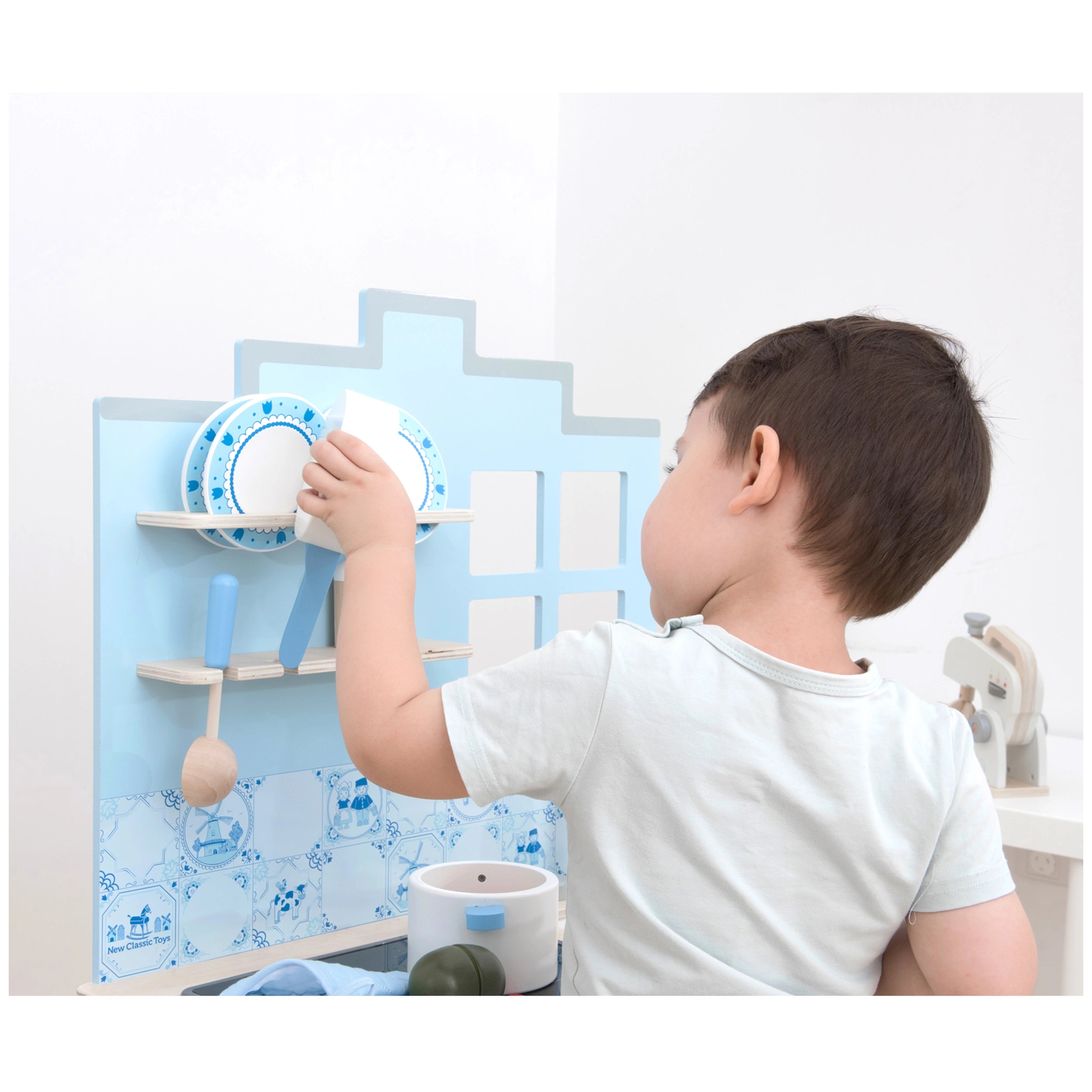 New Classic Toys - Cuisine - Delft Blue - Professions fictives et jeux de rôle