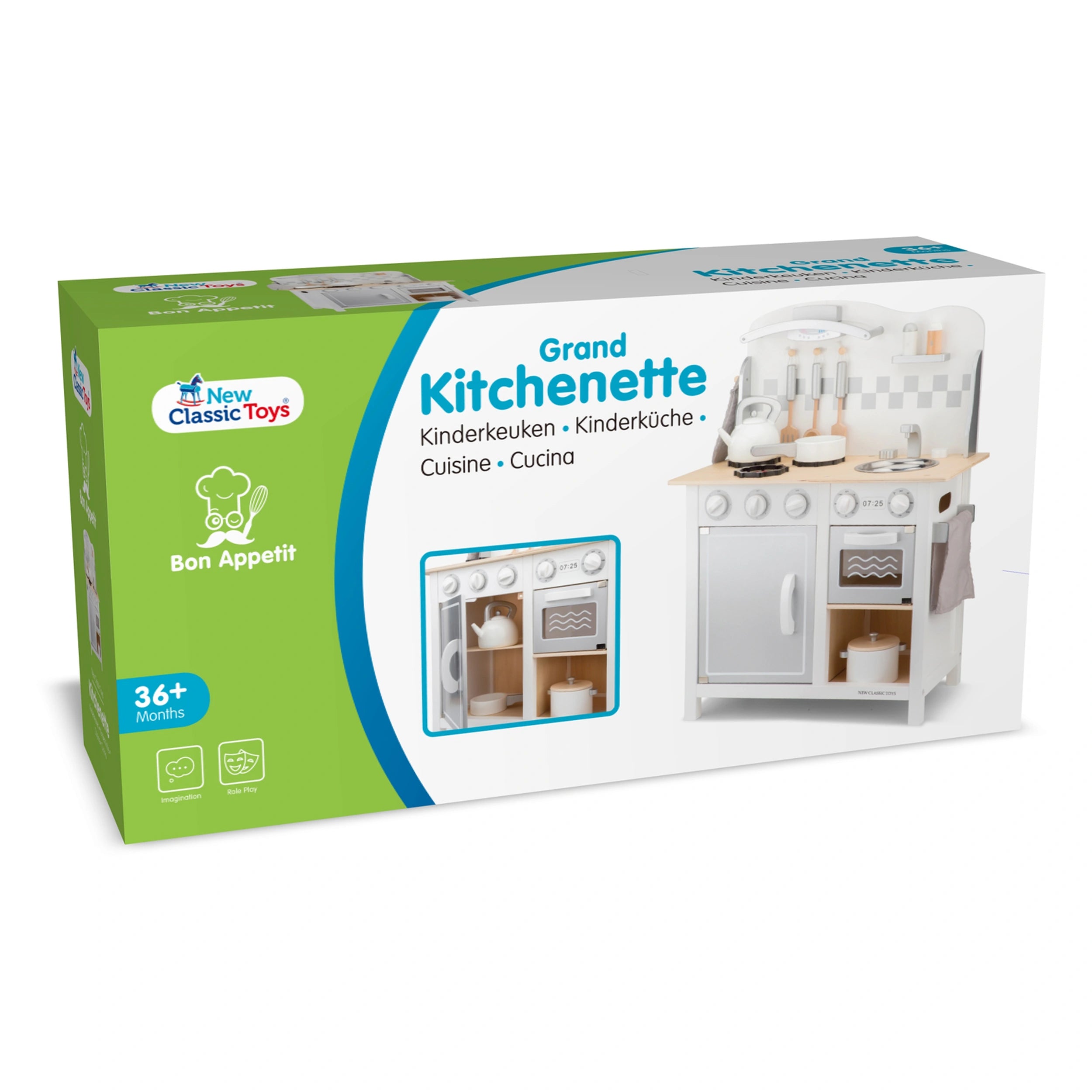 New Classic Toys - Cuisine - Deluxe - Blanc - Professions fictives et jeux de rôle