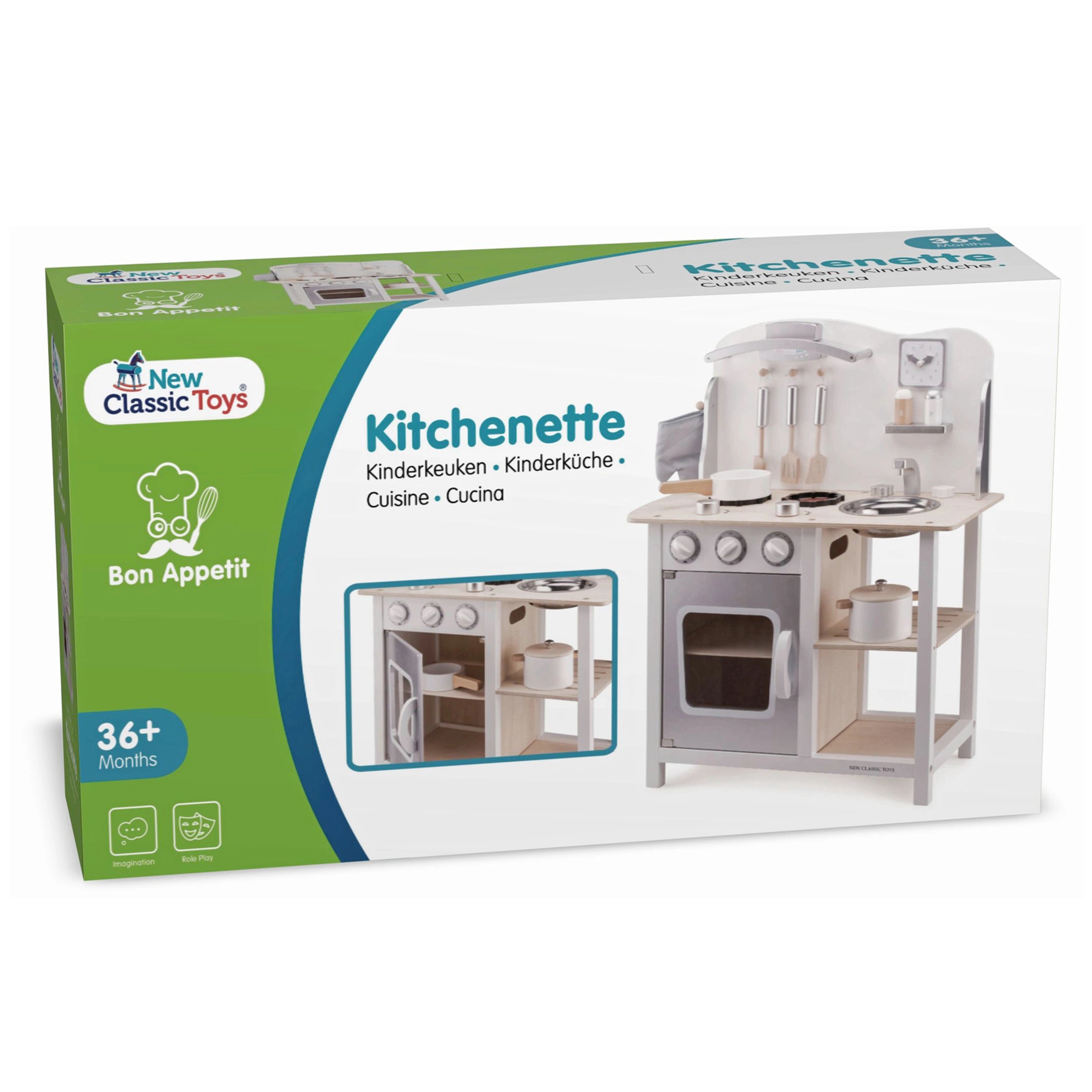 New Classic Toys - Kitchenette - White - Pretend Professions & Role Playing