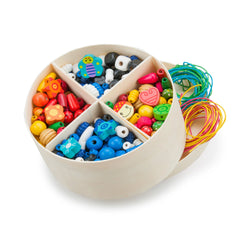 New Classic Toys - Perles à enfiler - 640 pièces et 8 cordes - Arts et loisirs créatifs