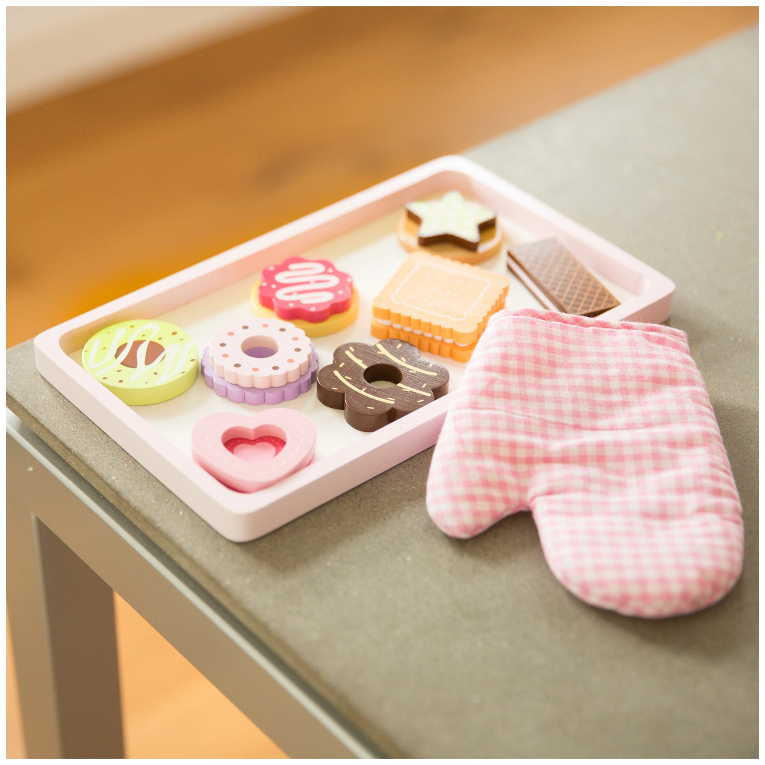 New Classic Toys - Ensemble Douceurs avec Gant de Cuisine - Professions Imaginaires et Jeux de Rôle