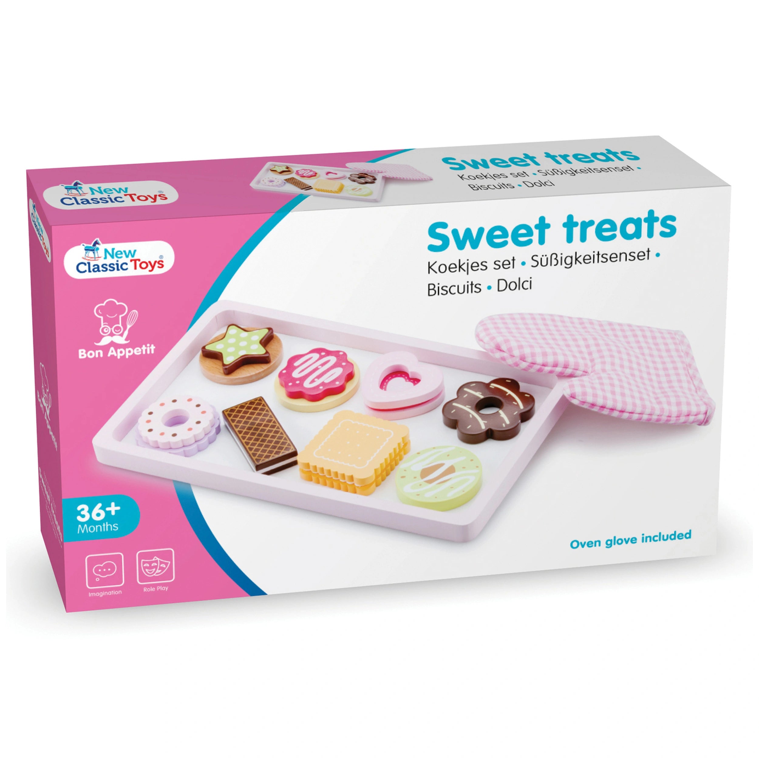 New Classic Toys - Ensemble Douceurs avec Gant de Cuisine - Professions Imaginaires et Jeux de Rôle