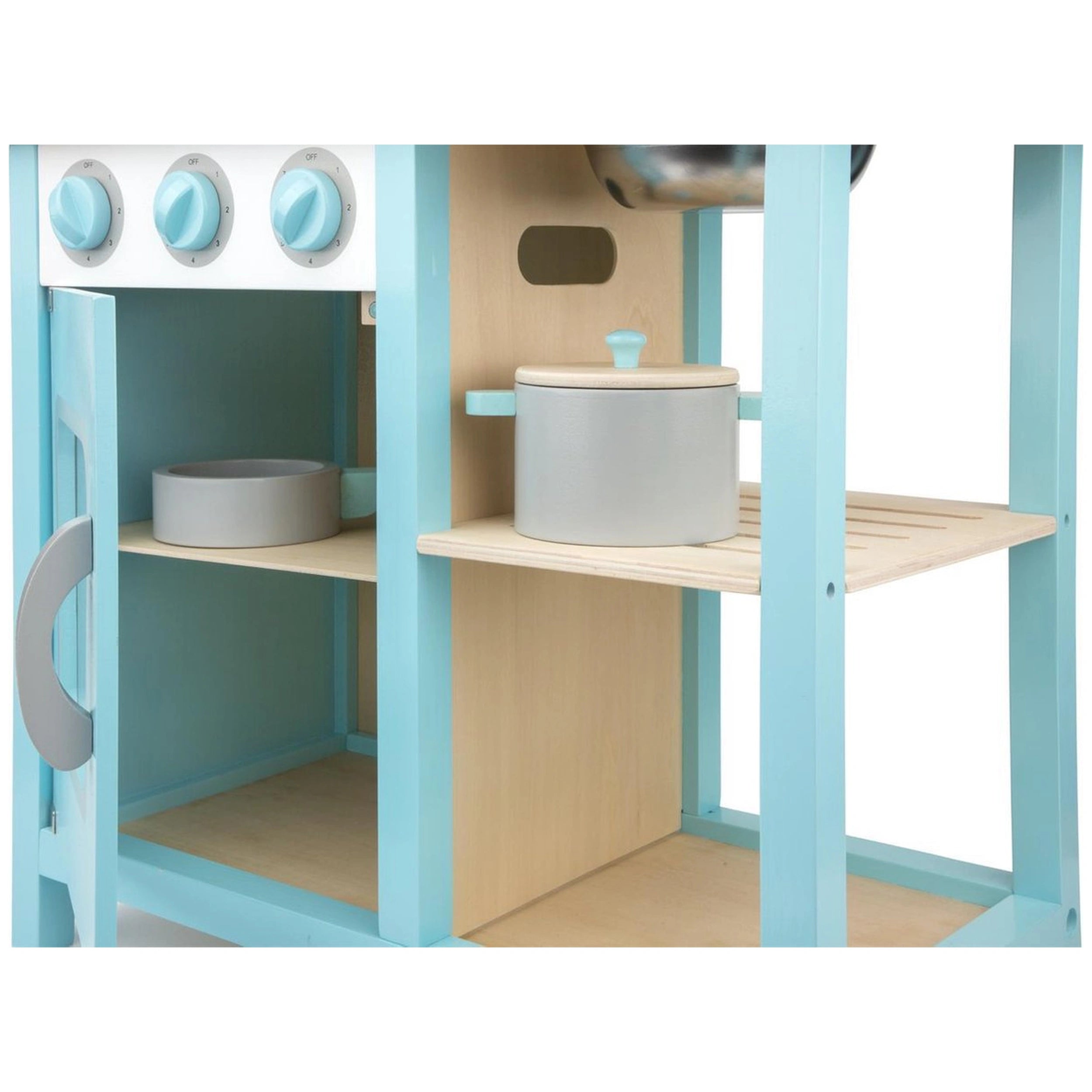 New Classic Toys - Cuisine en Bois Bleue Bon Appetit - Professions Imaginaires et Jeux de Rôle