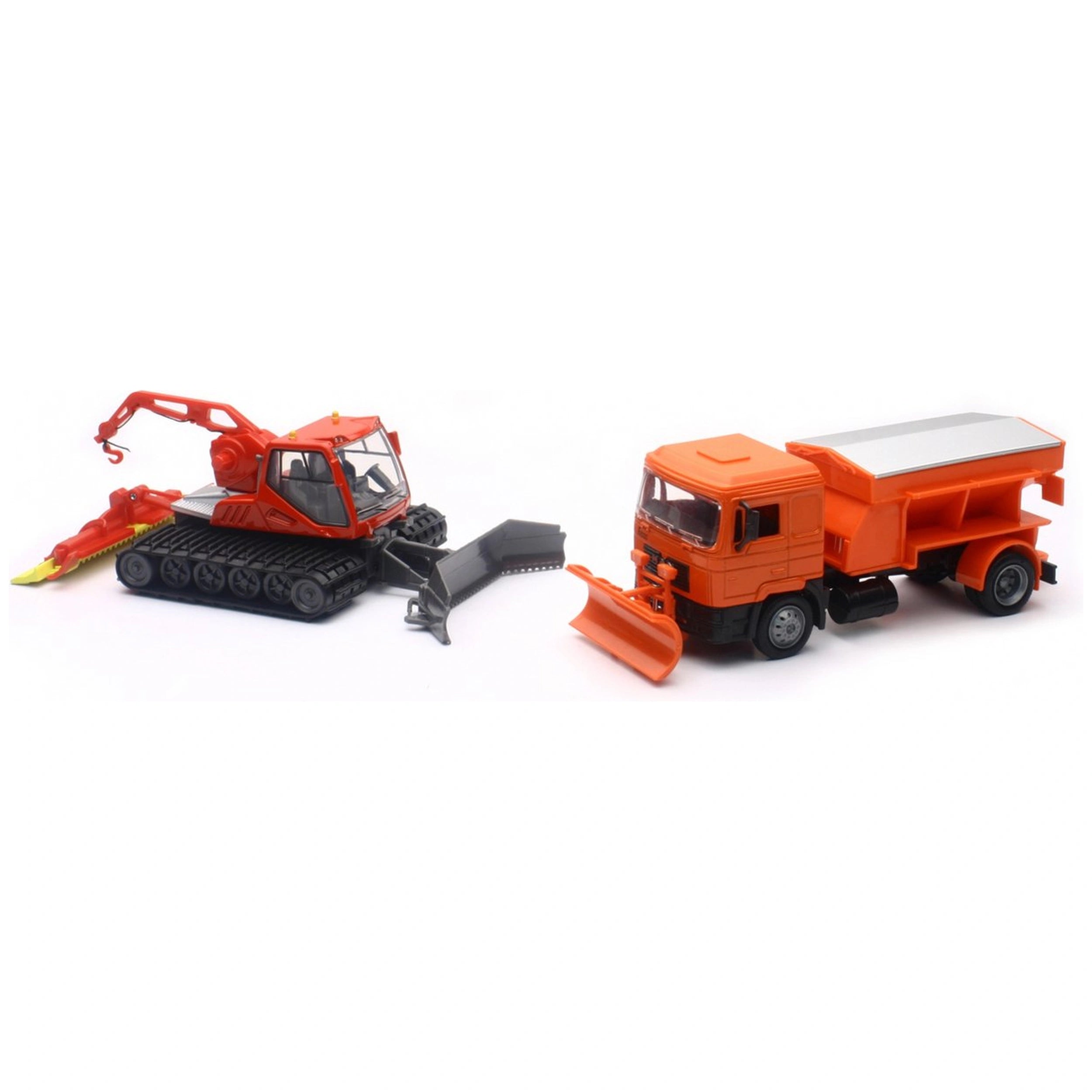 New Ray - Dameuse à Neige Man - Charrue à Neige - Métal Die Cast - Véhicules de Jeu